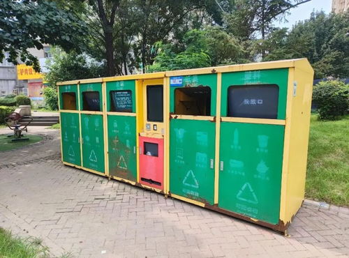 于洪區小區智能垃圾分類箱成擺設，城市生活垃圾經營服務回應改進措施